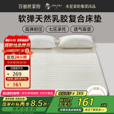 百丽丝水星家纺出品床垫乳胶床垫记忆棉泰国乳胶复合床垫抗压加厚床垫