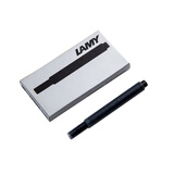 凌美德国进口 凌美(LAMY)签字笔钢笔专用德国原装进口配件 凌美-墨胆黑色5只装
