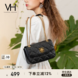 VANESSA HOGAN VH女包茵然软包系列太阳神斜挎包菱格链条腋下单肩包包七夕礼物