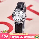 卡西欧（CASIO） 女表 时尚休闲简约 日期显示 指针型防水石英手表礼物 LTP-V002L-7B