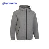 迪卡侬保暖连帽衫男士秋装运动外套男女同款健身上衣情侣外套 4754166