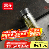 富光抗菌玻璃杯 双层高硼硅泡茶杯子 茶水分离杯 办公水杯男女士330ml
