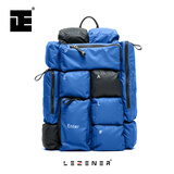 立正（Lezener）香港原创双肩背包男女士高端设计轻奢大容量旅行电脑防水出差书包 克莱因蓝轻便【潮流百搭新款】