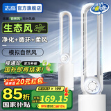 志高（CHIGO）电风扇无叶风扇落地扇家用塔扇直流变频UV灭菌智能遥控定时母婴立式大风力加湿 【机械款】3档风+广角送风