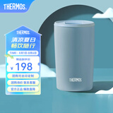膳魔师（THERMOS）咖啡杯男女办公高颜值日系简约杯子情侣水杯学生杯子TCDP 天青【304+涂层内胆】 415ml