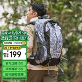 骆驼（CAMEL）户外登山包大容量轻便徒步运动旅游双肩背包旅行  雪焰灰