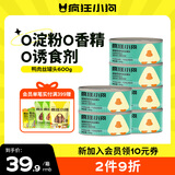 疯狂小狗 宠物零食纯肉狗罐头幼犬成犬通用   鸭肉丝罐头600g(100g*6）