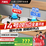 万家乐燃气灶【国家补贴15%】【ITB91】 5.0kW大火力不锈钢煤气灶双灶家用台式燃气灶具JZY-ITB91液化气