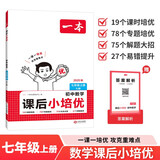 一本初中数学课后小培优七年级上册人教版 2025秋新题型新趋势课时专题培优思维训练课后复习巩固练习