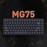 IQUNIX MG65系列矮轴机械键盘无线三模适配Mac平板办公超薄游戏 MG75 夜游黑 轻羽轴