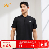 361°短袖男士夏季运动t恤polo衫宽松透气跑步健身训练服652424122H-3