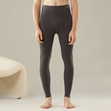 舒雅（Schiesser）男士秋裤精梳棉加绒棉毛裤薄绒柔软保暖裤E5/20731Y 深花灰 XL 【80-90公斤】