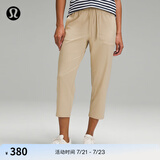 lululemon丨Pull-On女士松紧腰锥形裤腿中腰中长裤23