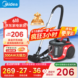 美的（Midea）吸尘器家用 C6 有线卧式大吸力地毯清洁机大功率强劲吸力一键收线 【国家补贴】