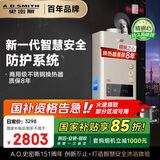 史密斯（A.O.SMITH）13升精钢燃气热水器 国家补贴  防一氧化碳中毒  智能APP智慧安全 主动服务 JSQ26-TM5Wi 以旧换新