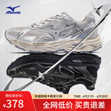 美津浓（MIZUNO）【RACER S】软底轻便运动跑步鞋男女同款缓震透气休闲慢跑鞋 18/脏脏银 40 (255mm)