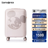 新秀丽（Samsonite）行李箱29英寸拉杆箱迪士尼米奇扩容旅行箱AF9米色托运密码箱