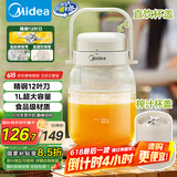 美的（Midea）【国家补贴】榨汁杯家用便携榨汁机果蔬机秒碎冰户外随行杯果汁吨吨杯充电迷你小型果汁杯MJ-BL16