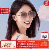 蔻驰COACH太阳镜【吴谨言同款】眼镜偏光女款墨镜0HC8403D 玫瑰色镜框/棕粉渐变镜片570513