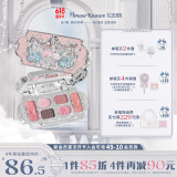 花知晓【618】天鹅芭蕾六色眼影哑光珠光眼影盘百搭送女友礼物 03粉天鹅