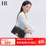 HR赫莲娜包包女包小香风单肩斜挎包女士菱格包生日礼物送女友