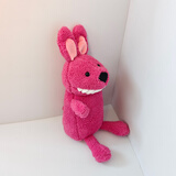 IGNATIUS微笑大牙丑萌公仔呲牙猪布娃娃可爱超萌女孩恐龙毛绒玩具生日礼物 兔子 小号（全长约28cm）