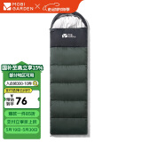 牧高笛（MOBIGARDEN）睡袋 户外露营可拼接单人保暖睡袋祥云1.0 EX19562001 苍松绿/右