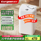 欧井（Eurgeen）除湿机/抽湿机 除湿量12升/天 家用干衣干燥机 负离子净化 OJ-122E 12L/天 36分贝轻音款
