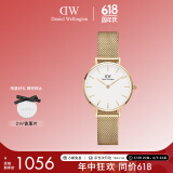 丹尼尔惠灵顿（DanielWellington）DW手表女士欧美表时尚百搭钢带石英女表送女友520礼物DW00100350