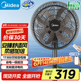 美的（Midea）【幸运草安睡风扇1C】电风扇立式落地扇家用柔风轻音变频节能抑菌小风扇WiFi遥控电扇 SDI30DS