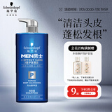 施华蔻（Schwarzkopf）男士火山岩净洁洗发露450ml(洗发水洗头膏 无硅油 深层控油去屑)