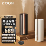 爱登（edon） 39度加湿器家用卧室高温消毒紫外线杀菌大雾量孕妇婴儿办公室净化空气喷雾加湿 【基础款】39度喷雾+遥控-黑色