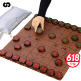 赢八中国象棋套装仿红木实木大字棋子两用围象棋盘成人儿童中老年象棋