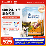 耐吉斯鲜肉夹心狗粮12kg成犬幼犬益生菌鸭肉梨犬粮1.5kg*8包