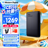 西部数据（WD）6TB 移动硬盘 USB3.0 元素系列 2.5英寸 机械硬盘 笔记本电脑外接 外置扩容备份 大容量家庭存储
