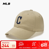 MLB帽子男女软顶棒球帽虞书欣明星同款运动鸭舌帽3ACP6601N-45SAS-F