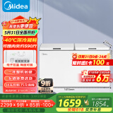 美的（Midea）423升 大容量家用冰柜大冷柜冷藏冷冻转换卧式冰箱 BD/BC-423DKEM(E)国家补贴