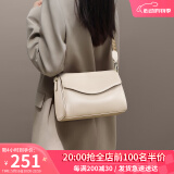 viney牛皮包包女包品牌斜挎枕头包轻奢单肩包生日520送女朋友礼物老婆