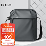 POLO单肩包男士商务斜挎包运动通勤iPad包小挎包手机包生日礼物送男友