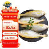 三都港冷冻三去大黄鱼净重1300g/共3条 宁德黄花鱼 生鲜 鱼类 海鲜水产