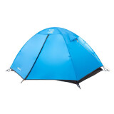 牧高笛（MOBIGARDEN）户外帐篷便携露营自驾防雨防蚊双层帐篷航空铝杆透气帐篷冷山系列 T2人玻杆帐蓝色