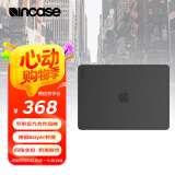 INCASEDots适用于25/24/22款苹果MacBook Air 13.6英寸保护套苹果M4/M3/M2保护壳纤薄便携磨砂透明黑色