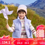 巴拉巴拉童装儿童羽绒马甲2024冬装男童女童保暖立领外套亲子208424101206