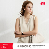 AMII职业西服套装女春夏新款休闲外套时尚西装两件套 杏色(吊带背心) M (160)