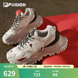 FILA FUSION斐乐女鞋BIANCO老爹鞋季新款硬糖鞋休闲鞋厚底运动鞋女 微白/甲虫绿-RD 36