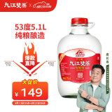 九江双蒸 米香型白酒 53度浸泡酒5.1L 米酒浸泡青梅药材养生酒送礼白酒