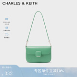 CHARLES&KEITH方扣KOA小方包单肩包包女包女士女送女友生日礼物CK2-20270818 CK2-20271063-1Green绿色 M