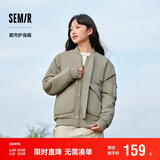 森马棉服男防水防油防污防风冬装厚飞行员棒球领夹克109724112101
