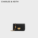 CHARLES&KEITH菱格链条小方单肩斜挎包包女包生日礼物CK2-70160131