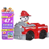汪汪队立大功（PAW PATROL）男孩女孩生日礼物儿童玩具车救援赛车-消防救护车+毛毛